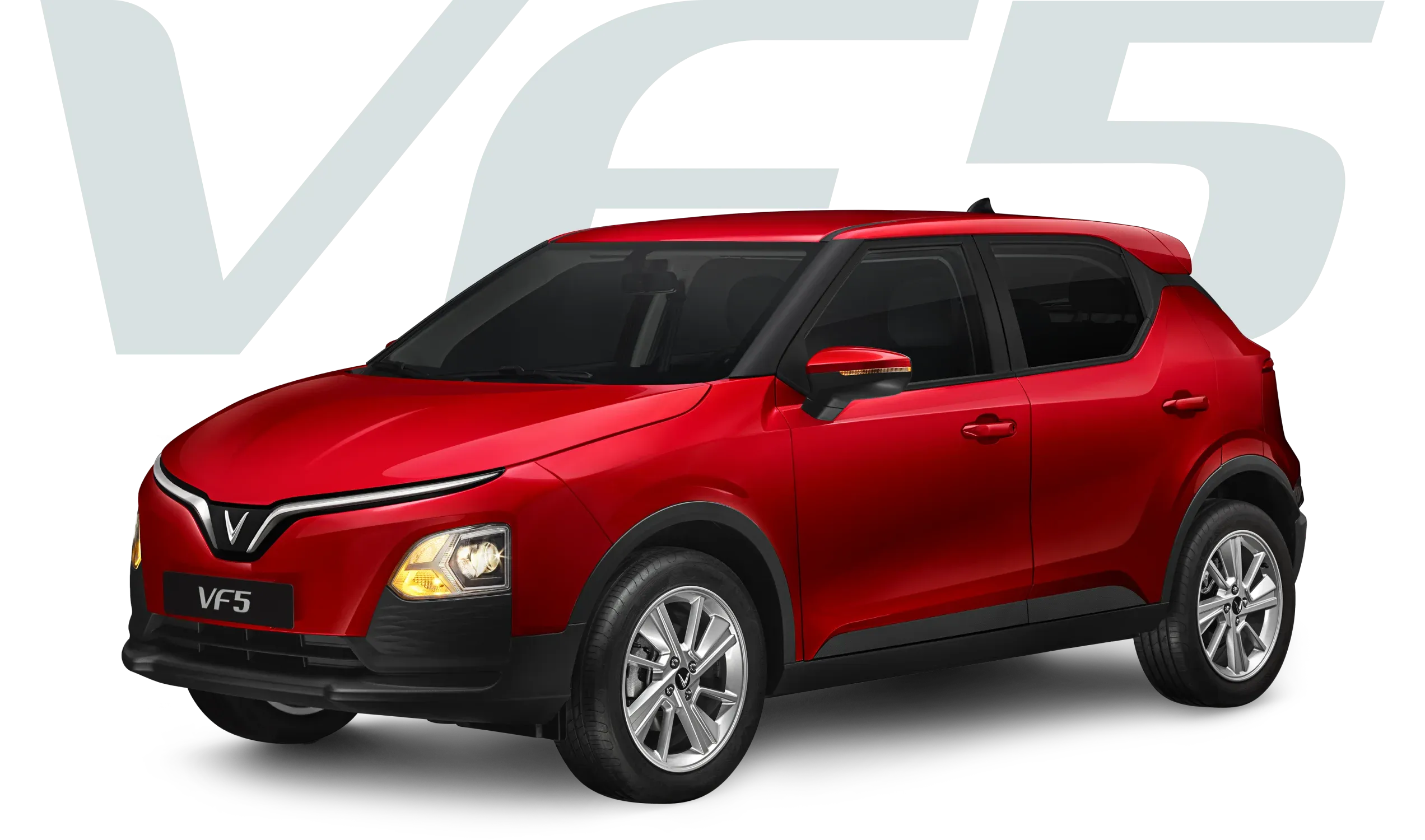 Mặt ca-lăng và đầu xe VinFast VF 5 Plus